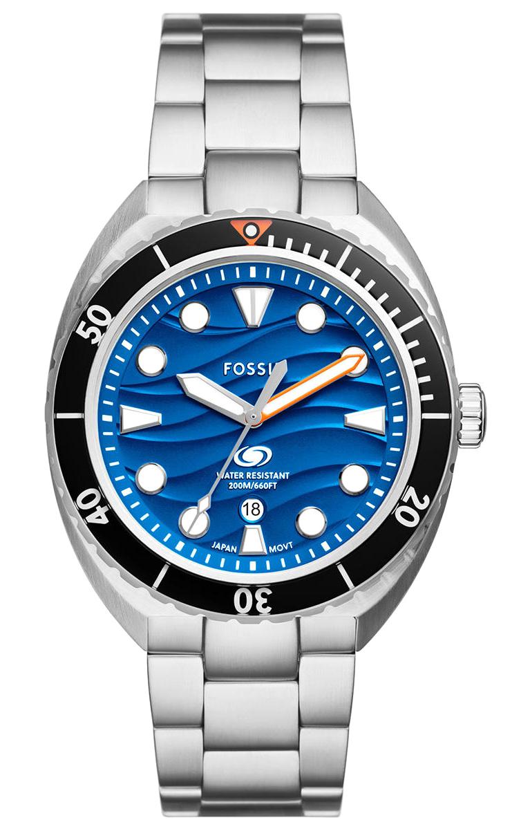 Fossil FFS6064 Takvimli 42 mm Çelik Kordon Analog Erkek Kol Saati