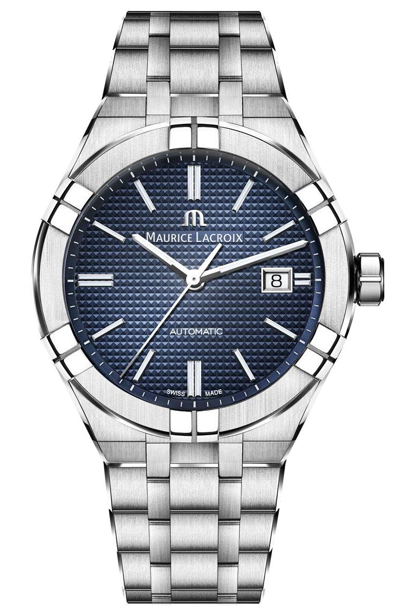 Maurice Lacroix ML-AI6008SS002430-1 Takvimli 42 mm Çelik Kordon Analog Erkek Kol Saati