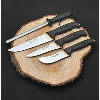 Atasan Platinium Seri Bıçak Seti (4 Parça) - Koyu Siyah