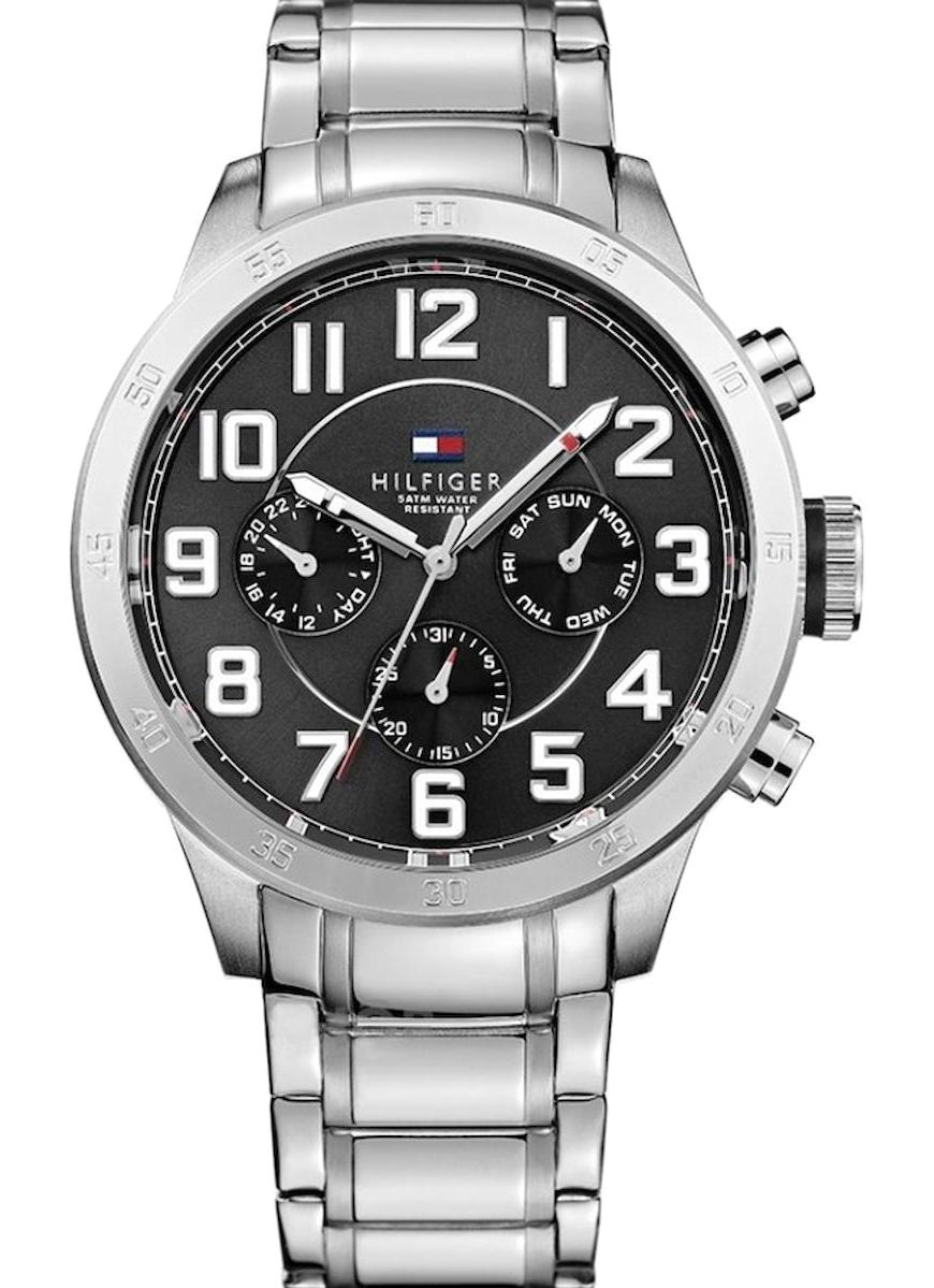 Tommy Hilfiger TH1791054 Takvimli 44 mm Çelik Kordon Analog Erkek Kol Saati
