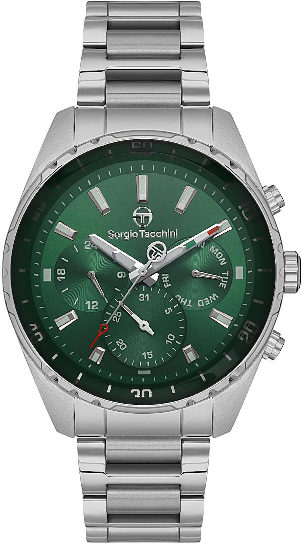 Sergio Tacchini ST.1.10387.3 Takvimli 44 mm Çelik Kordon Analog Kol Saati