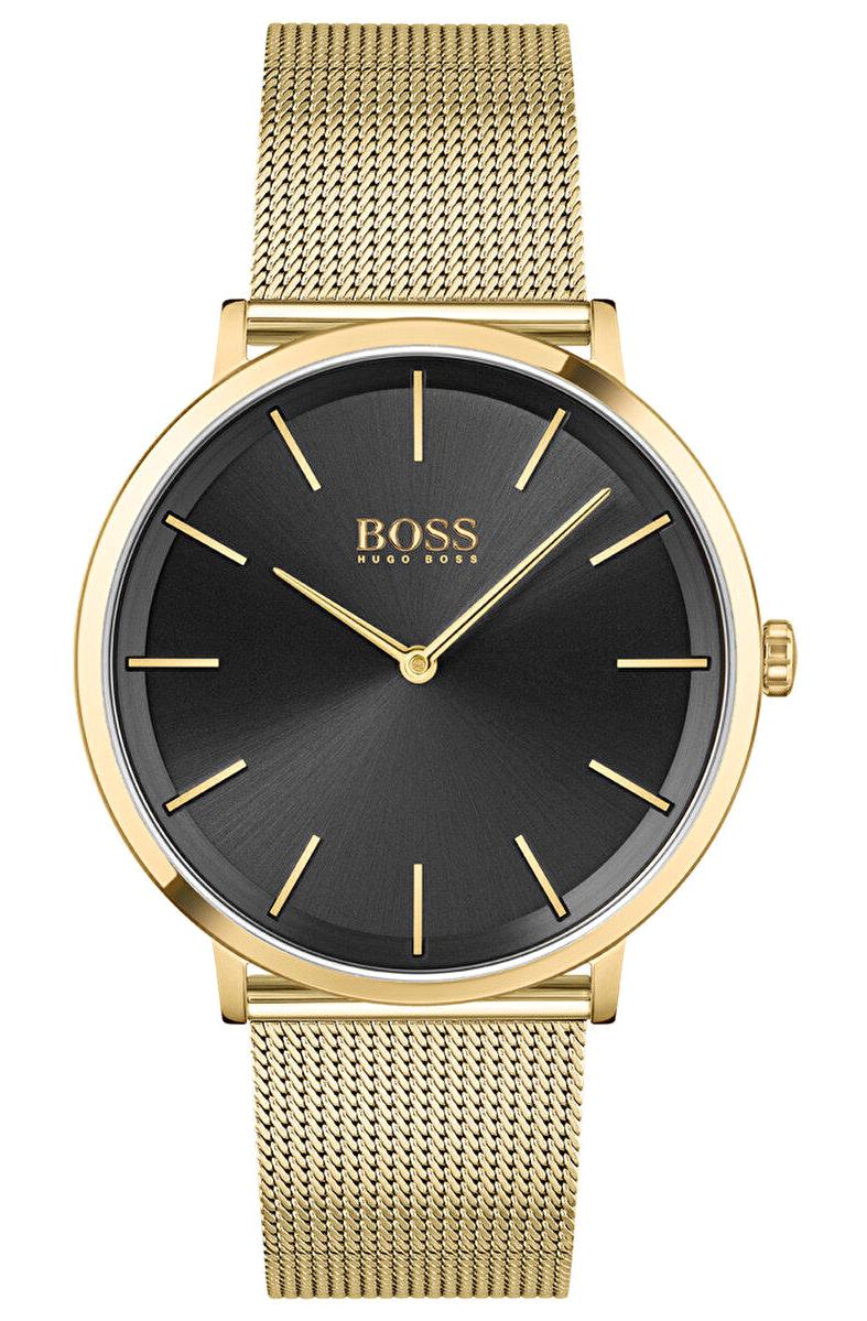 Hugo Boss HB1513909 40 mm Altın Metal Kordon Analog Erkek Kol Saati