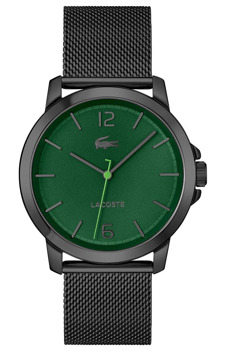 Lacoste LAC2011277 41 mm Siyah Çelik Kordon Analog Erkek Kol Saati