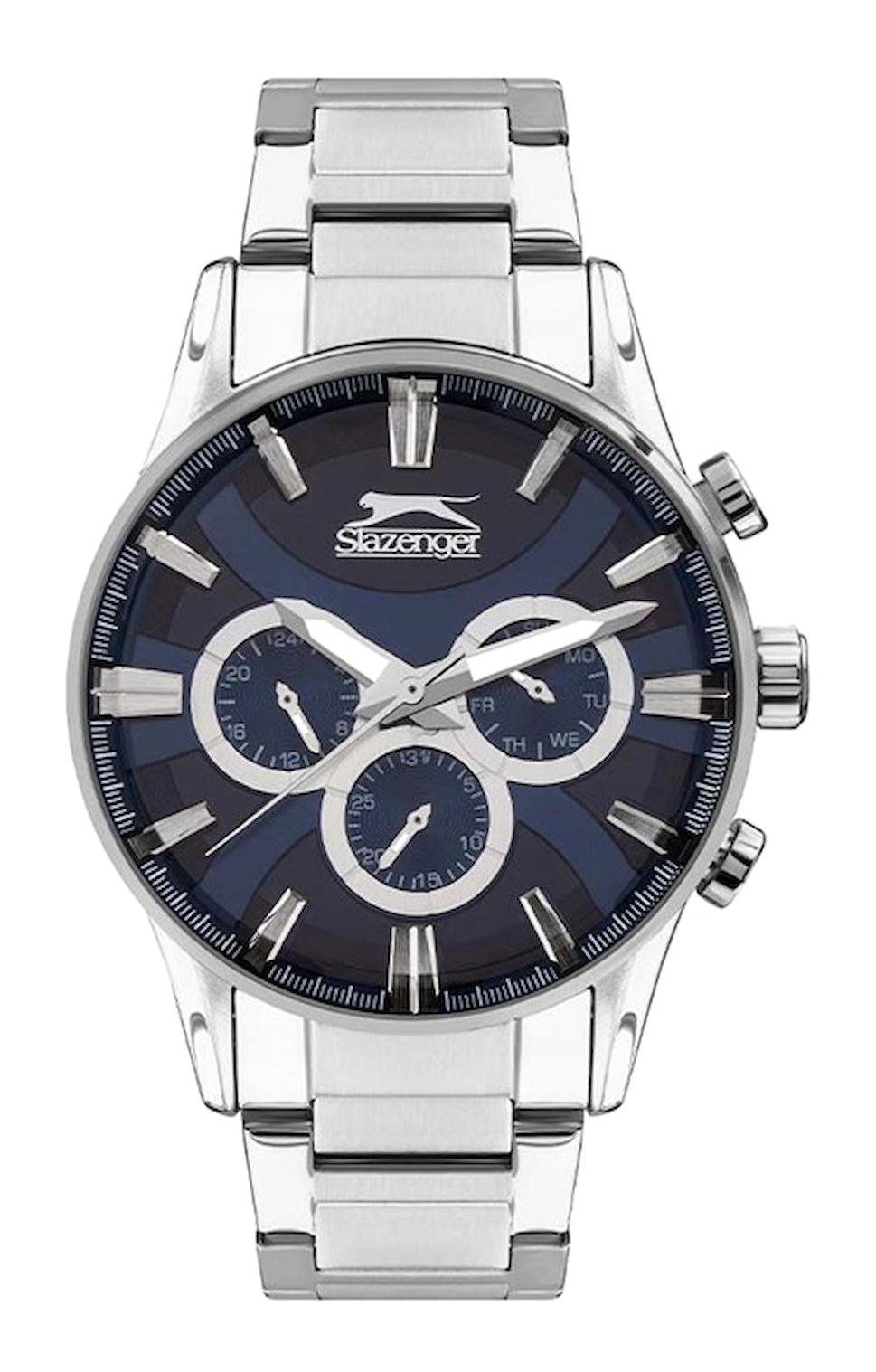 Slazenger SL.09.2003.2.04 Takvimli 46-50 mm Çelik Kordon Analog Erkek Kol Saati