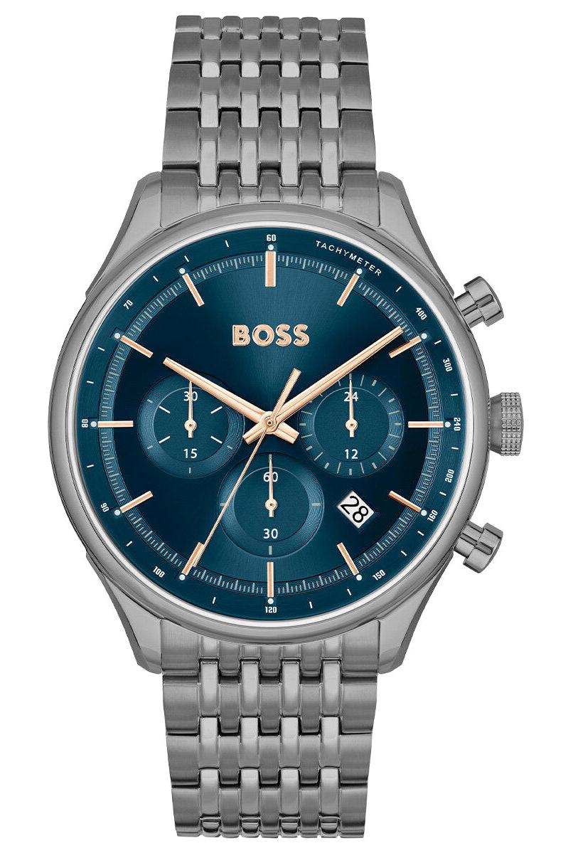 Boss Watches HB1514083 Takvimli 45 mm Çelik Kordon Analog Erkek Kol Saati