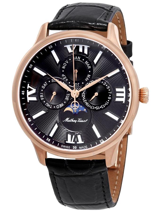 Tissot H1886RPN Takvimli 44 mm Siyah Çelik Kordon Analog Erkek Kol Saati