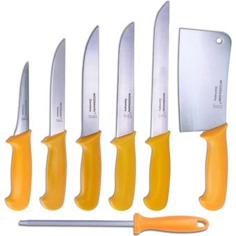 Messermann Germany | Bıçak Seti - (7 Parça / Sarı)
