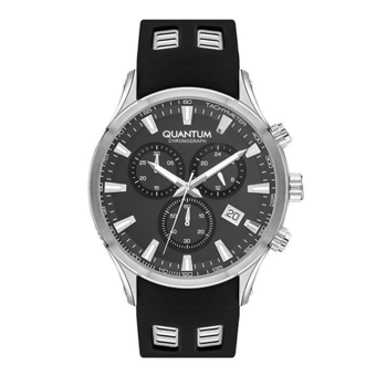 Quantum PWG1020.351 Takvimli 42 mm Siyah Metal Kordon Analog Kol Saati