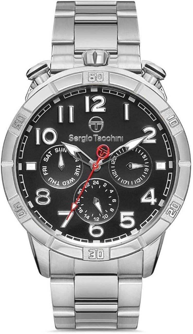 Sergio Tacchini ST.1.10184.1 Takvimli 42 mm Çelik Kordon Analog Kol Saati