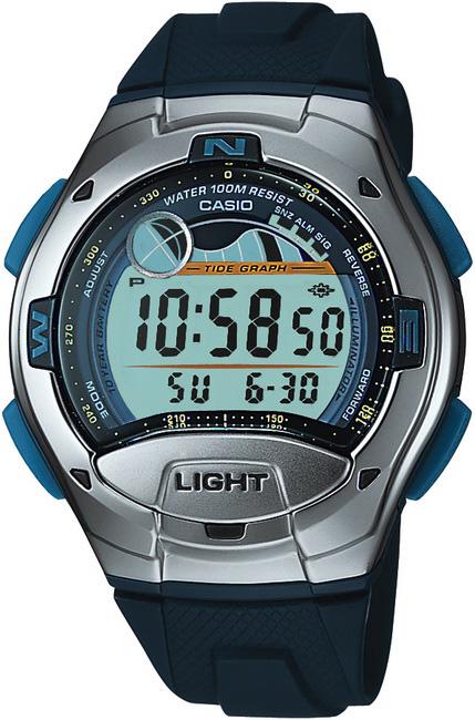 Casio W-753-2A Takvimli Siyah Silikon Kordon Dijital Kol Saati