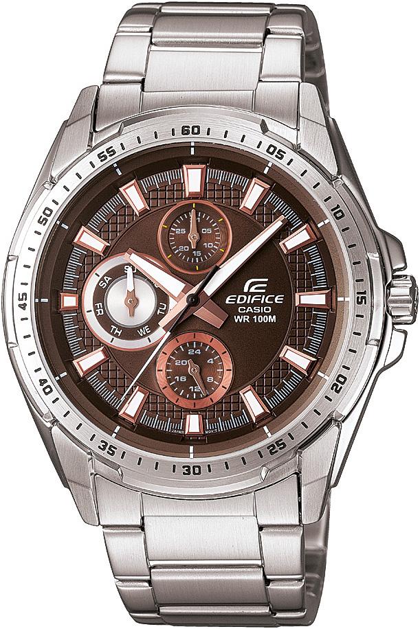 Casio EF-336D-5A Takvimli 43.8 mm Çelik Kordon Analog Kol Saati
