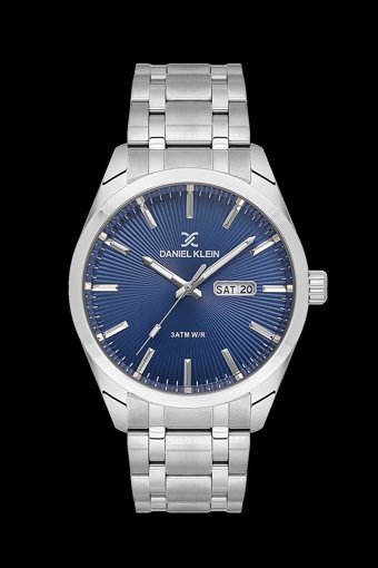 Daniel Klein DKF.2301.04 Takvimli Gri Kordon Analog Erkek Kol Saati