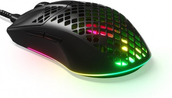 Steelseries Aerox 3 RGB Makrolu Kablolu Siyah Gaming Mouse