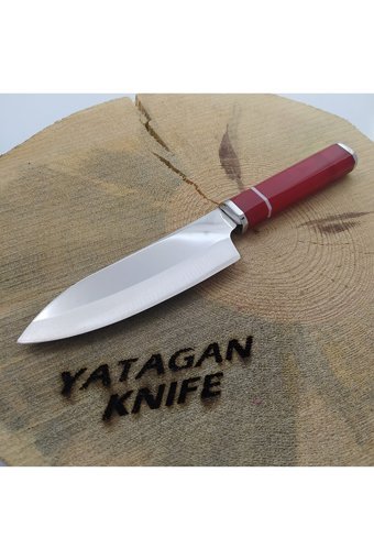 göcen Profesyonel Santoku Şef Bıçağı Seti 2'li , Mutfak Bıçağı, Isme Özel Kişiselleştirilebilir Hediye