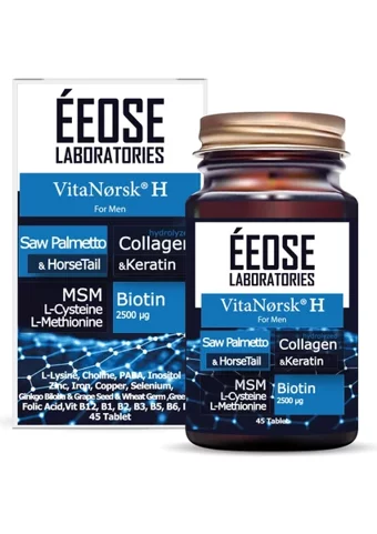 Eeose Vitanorsk H For Men Aromasız Yetişkin Vitamin 45 Tablet