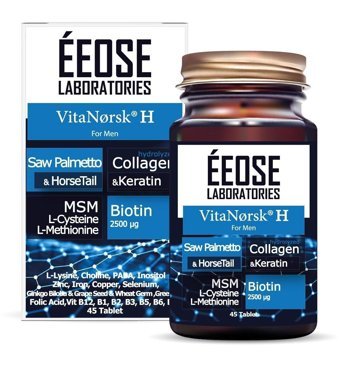 Eeose Vitanorsk H For Men Aromasız Yetişkin Vitamin 45 Tablet