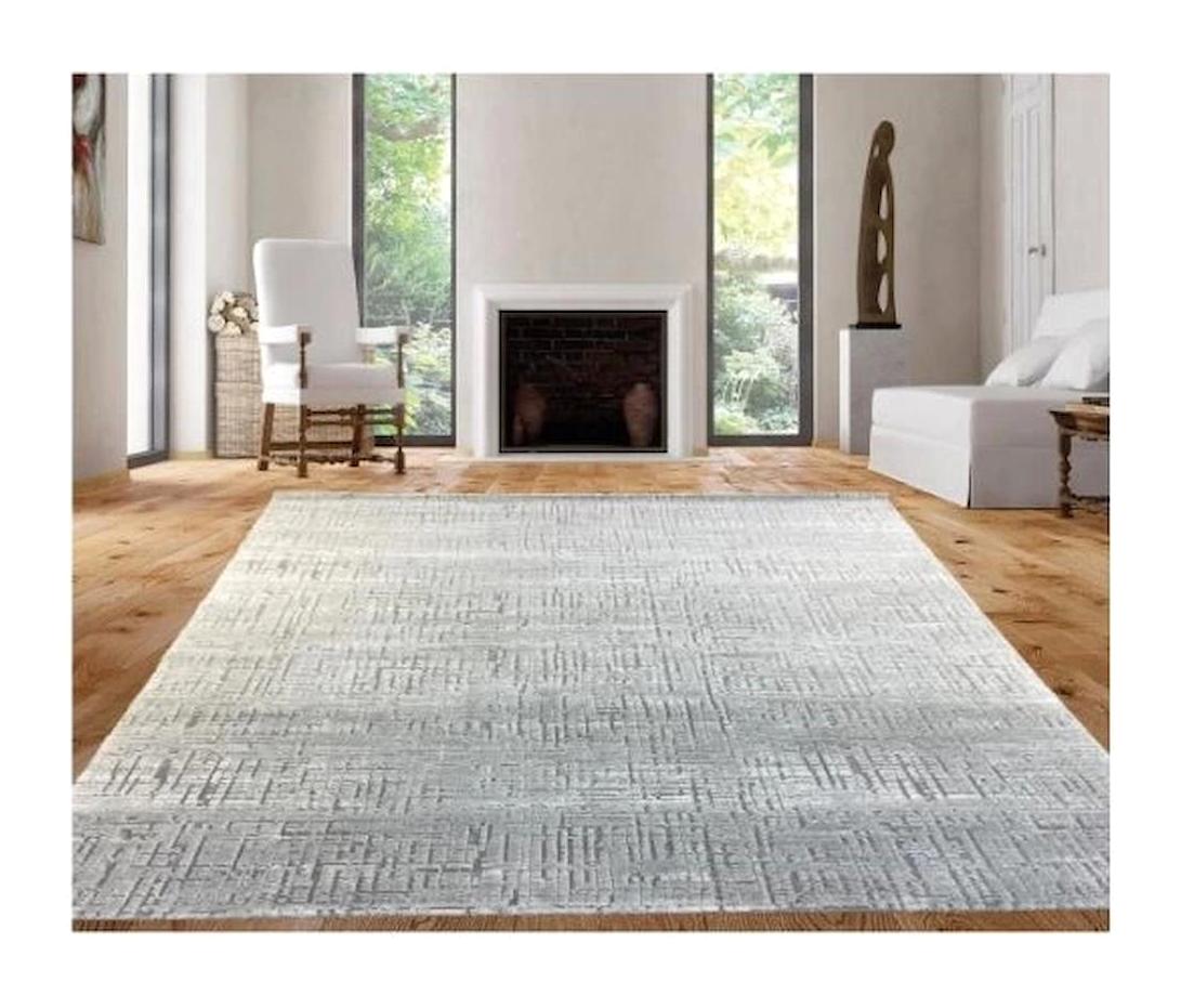 Artemis Halı Amour 5758A Krem Akrilik Yıkanabilir İnce Kaymaz Jüt Taban Dikdörtgen Makine Dokuma Salon Halısı 100x500 cm