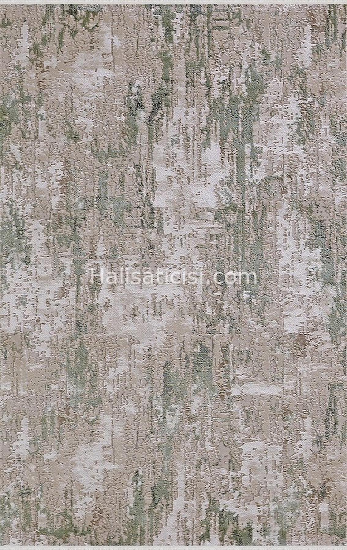 Merinos Diyez 349312 Krem 9 mm Akrilik Yıkanabilir İnce Kaymaz Dikdörtgen Makine Dokuma Salon Halısı 120x180 cm