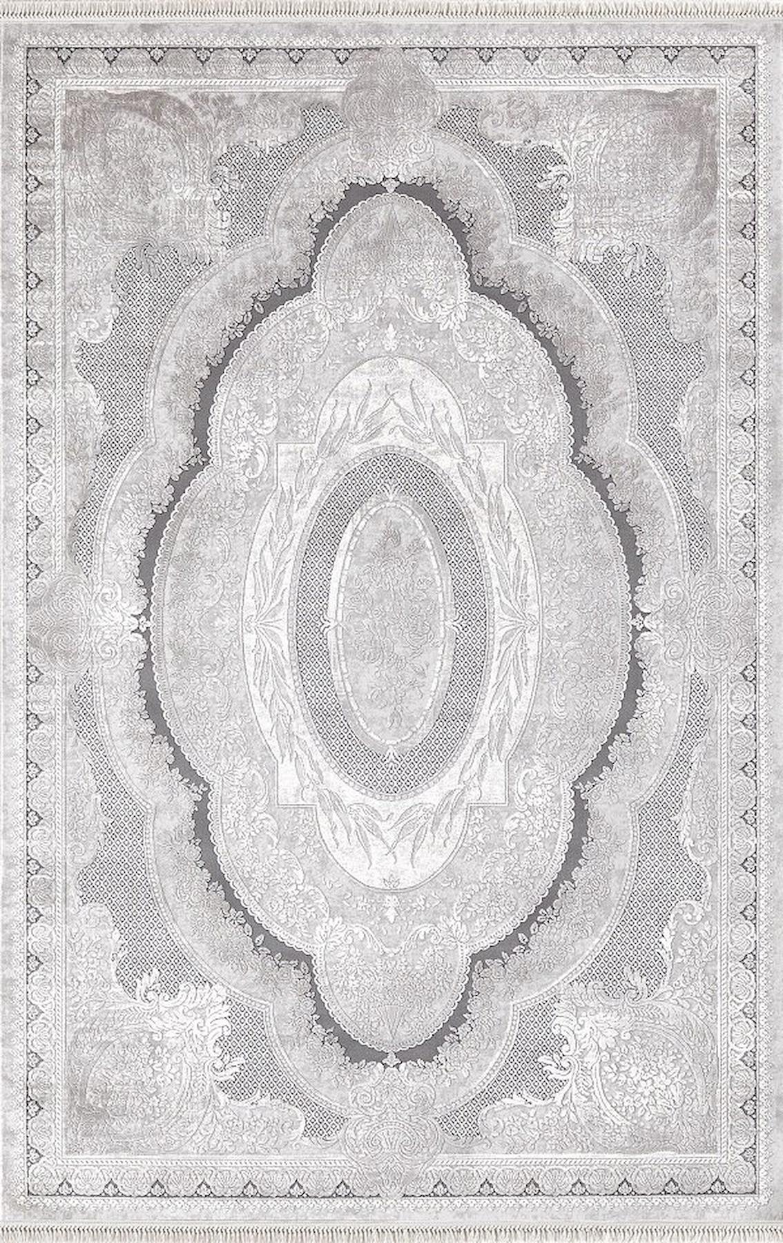 Merinos Rodin 19774 Krem 11 mm Akrilik Toz Tutmaz Yıkanabilir Kalın Kaymaz Dikdörtgen Makine Dokuma Salon Halısı 100x200 cm