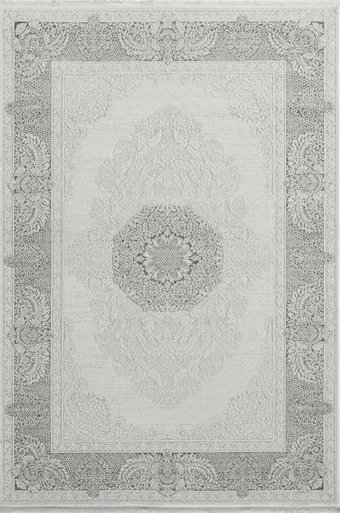 Flora Halı Silver 6928D Krem 6 mm Akrilik Silinebilir Yıkanabilir Orta Dikdörtgen Makine Dokuma Salon Halısı 200x290 cm