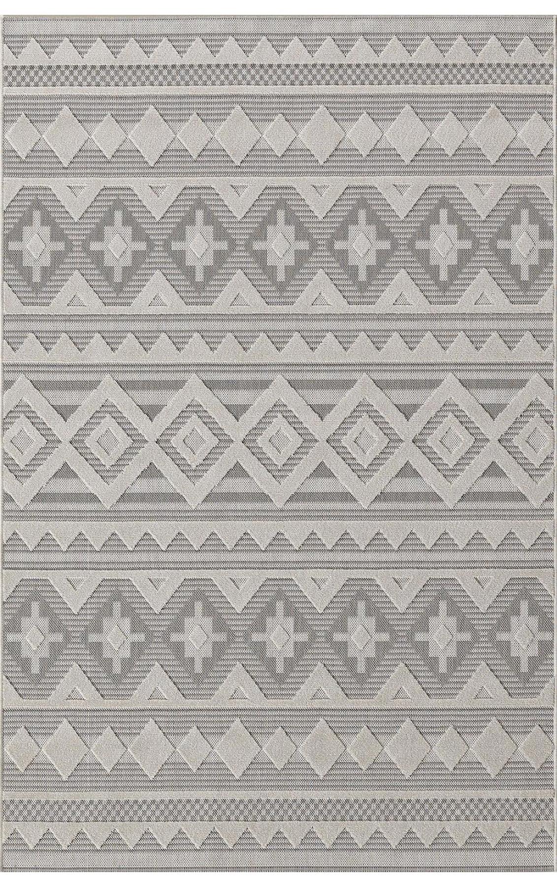 Padişah 54098 Krem 5 mm Polyester Yumuşak Yıkanabilir İnce Kaymaz Dikdörtgen Makine Dokuma Salon Halısı 80x150 cm