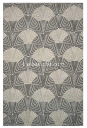 Toprak Halı Crafter 36722 Çok Renkli 9 mm Polyester Antialerjenik Yıkanabilir İnce Dikdörtgen Makine Dokuma Antre-Oturma Odası-Salon-Yatak Odası Halısı 160x230 cm