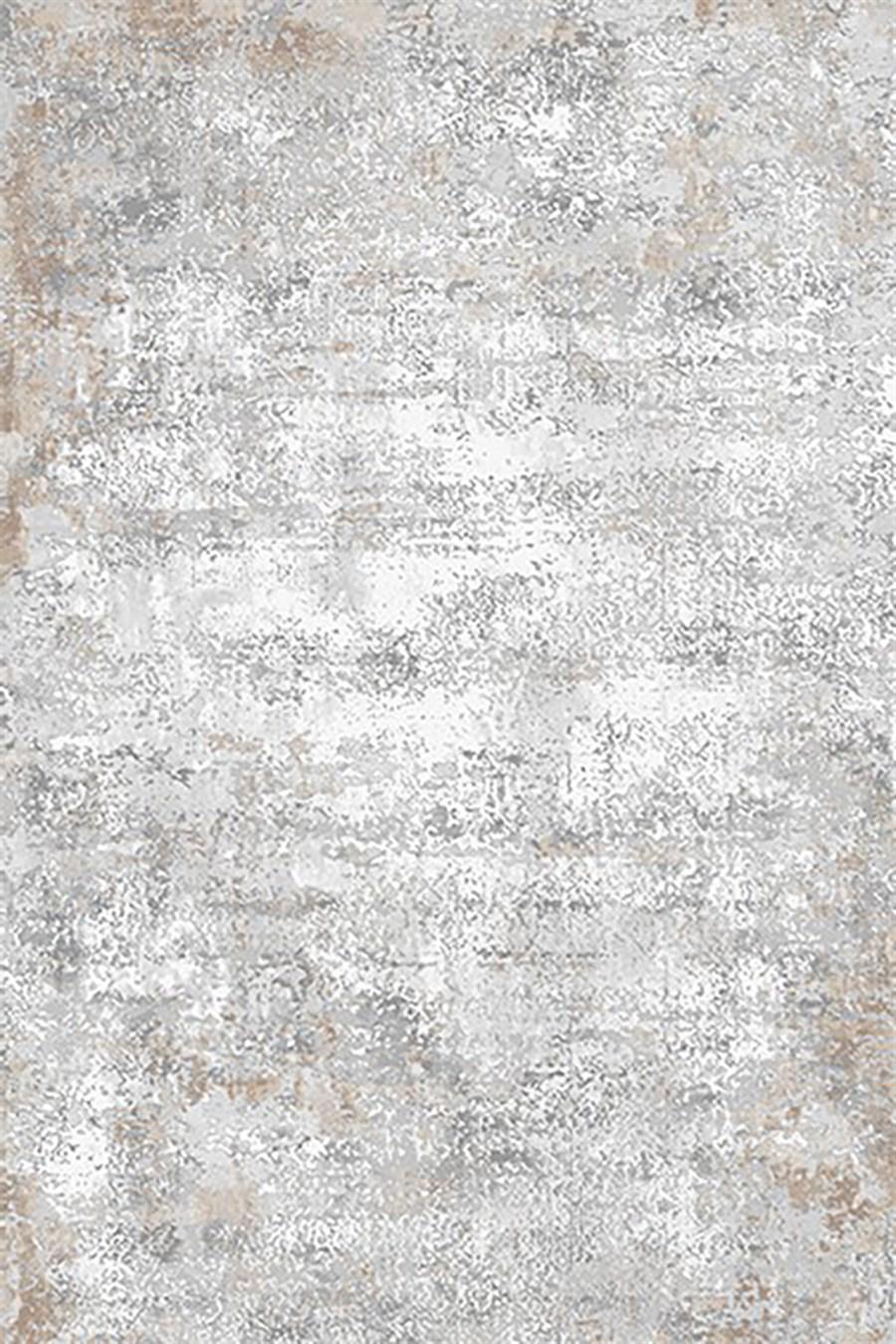 Kreasyon Halı Vavien 1383 Gri 8 mm Polyester Antialerjenik Yıkanabilir İnce Kaymaz Dikdörtgen Makine Dokuma Salon Halısı 120x180 cm