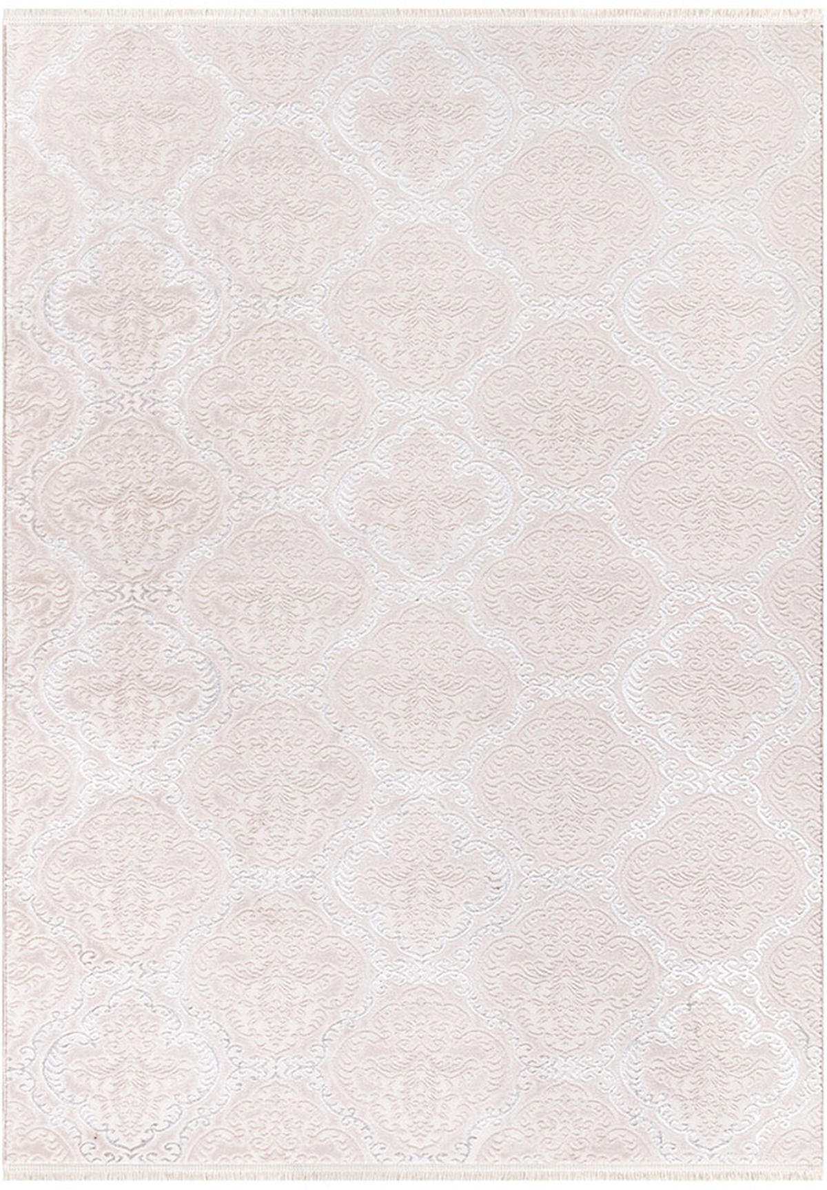 İpek Home Anisa 15901 Bej 10 mm Akrilik Toz Tutmaz Yıkanabilir Orta Kaymaz Jüt Taban Dikdörtgen Makine Dokuma Antre-Çocuk Odası-Salon-Yatak Odası Halısı 80x200 cm