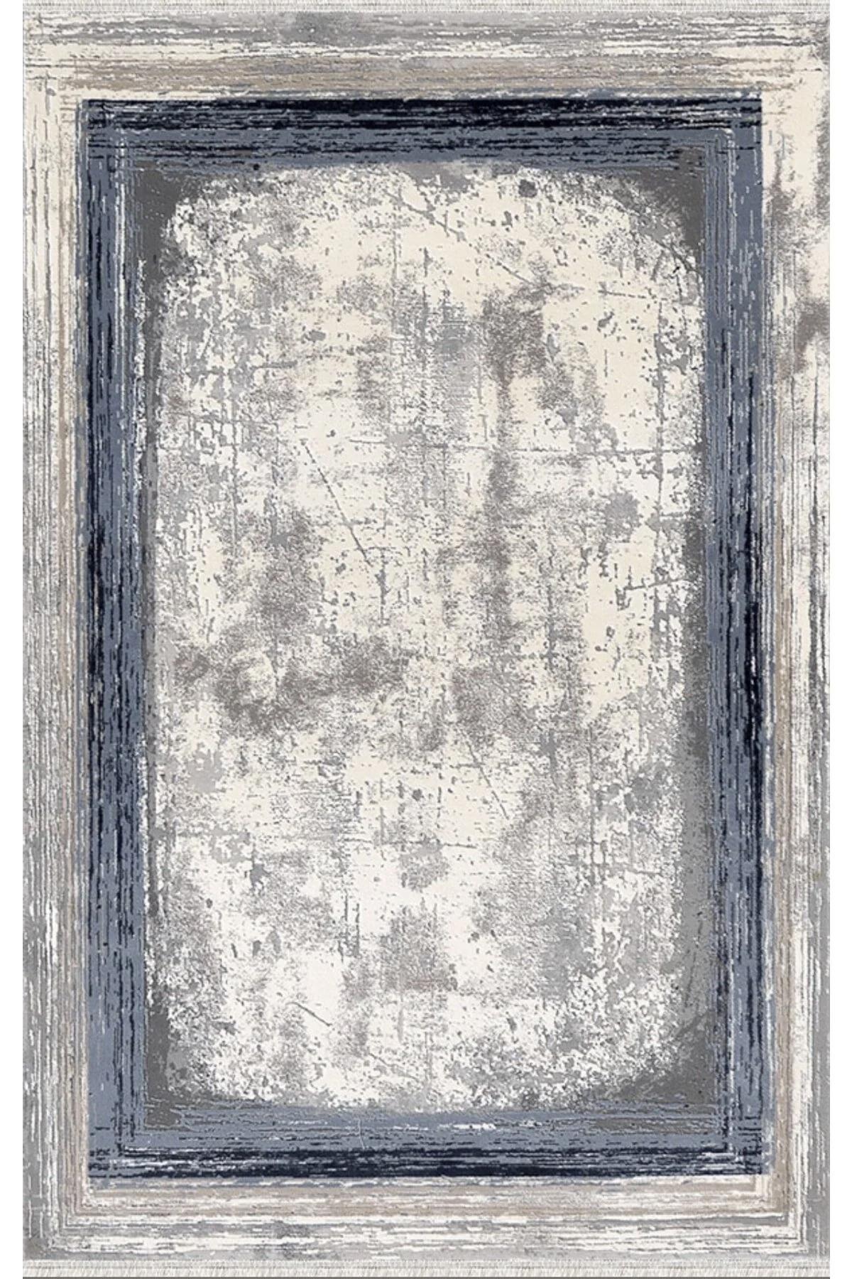 Merinos  Therapy 34665 Krem 12 mm Akrilik Antibakteriyel Yıkanabilir İnce Kaymaz Dikdörtgen Makine Dokuma Salon Halısı 160x200 cm