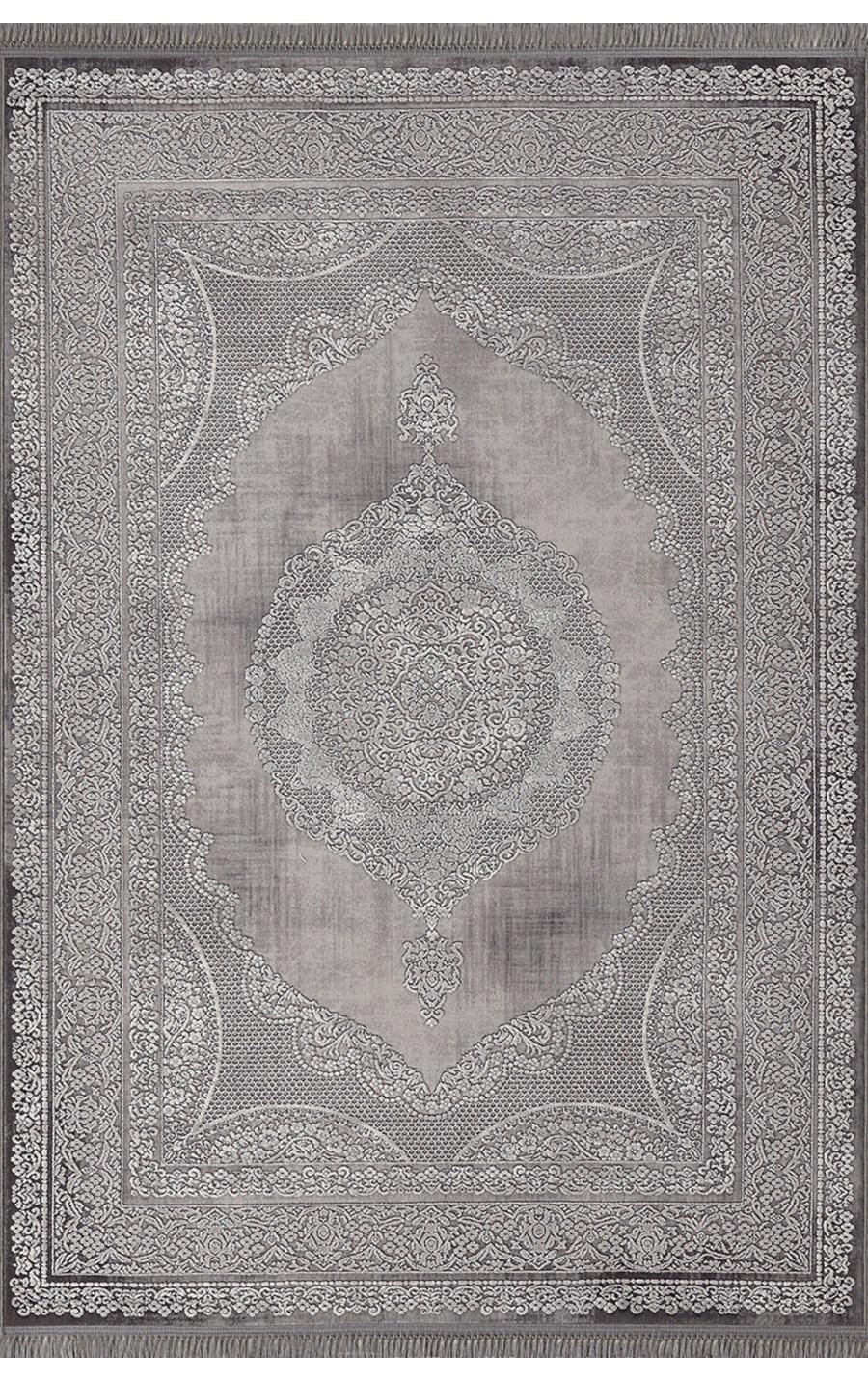 Padişah Santo 32840 Krem 10 mm Akrilik Yıkanabilir İnce Kaymaz Dikdörtgen Makine Dokuma Salon Halısı 80x500 cm