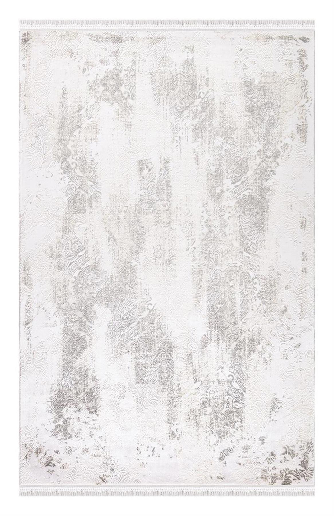 İpek Mekik Halı Blossom 13552 Krem 10 mm Akrilik Yıkanabilir Orta Kaymaz Pamuk Taban Dikdörtgen Makine Dokuma Antre-Çocuk Odası-Salon-Yatak Odası Halısı 240x300 cm