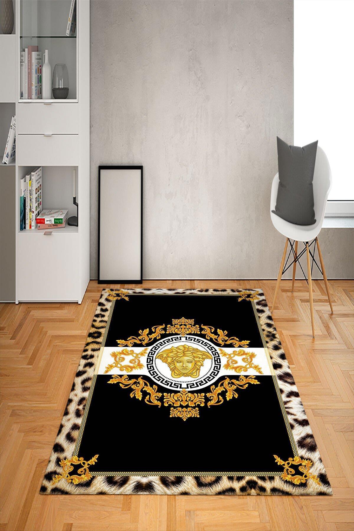 Doruklar Home Collection Çok Renkli 0.7 mm Antibakteriyel Yıkanabilir Kalın Kaymaz Taban Dikdörtgen Makine Dokuma Çocuk Odası Halısı 160x230 cm