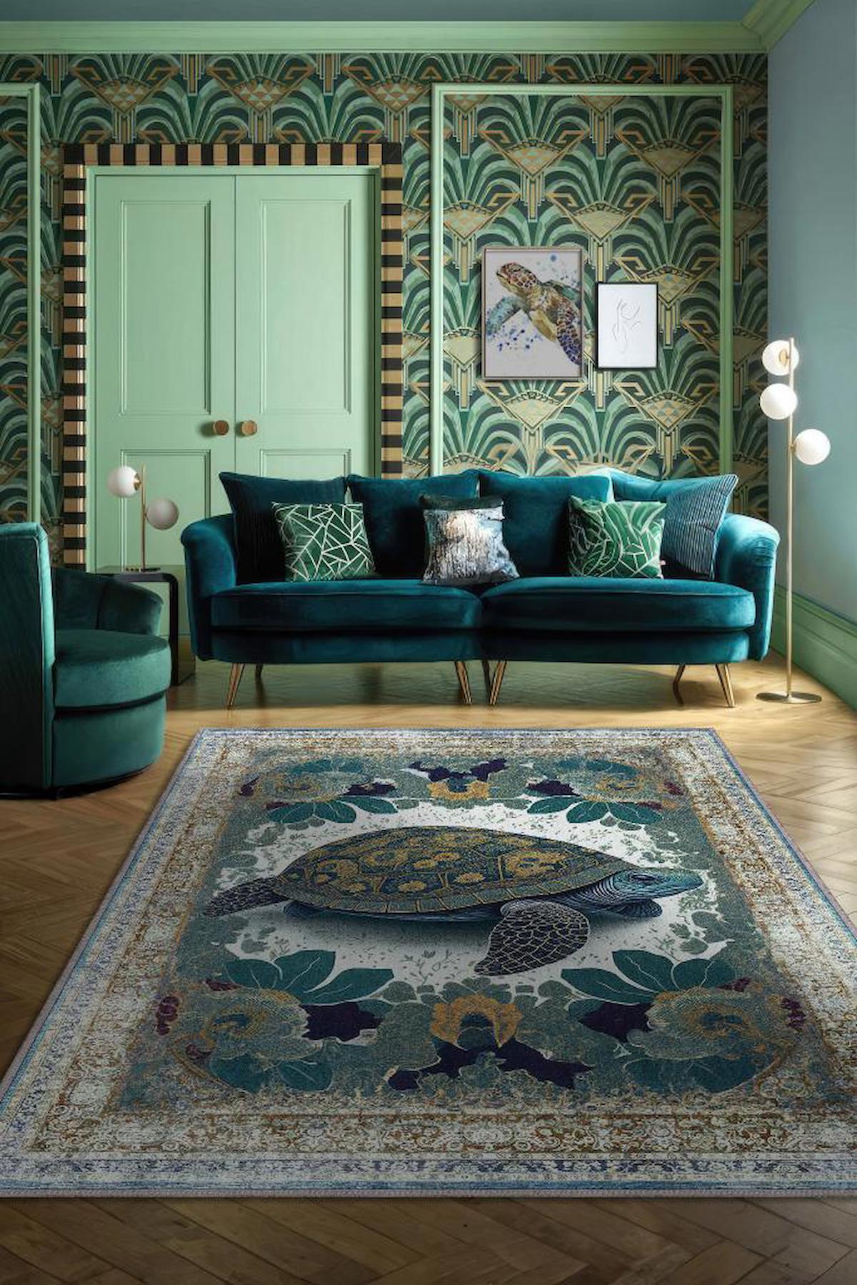 Homshtag Nuh'un Gemisi Krem 4 mm Pamuk Antistatik Yıkanabilir İnce Kaymaz Dikdörtgen Makine Dokuma Salon Halısı 100x250 cm
