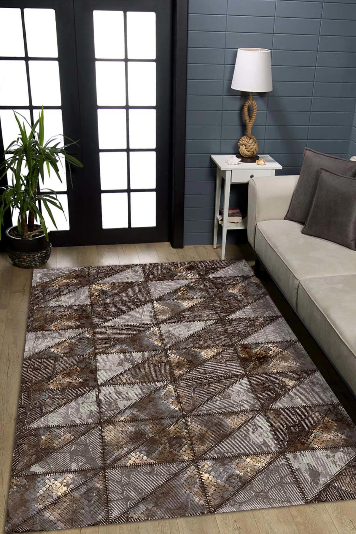 İlyaki Home Ash Krem 0.5 mm Pamuk Yıkanabilir İnce Kaymaz Jüt Taban Dikdörtgen Makine Dokuma Salon Halısı 80x200 cm
