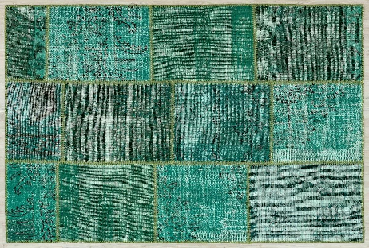 Efestrend Çok Renkli 12 mm Yün Yumuşak Yıkanabilir İnce Kaymaz Dikdörtgen El Dokuması Salon Halısı 120x200 cm