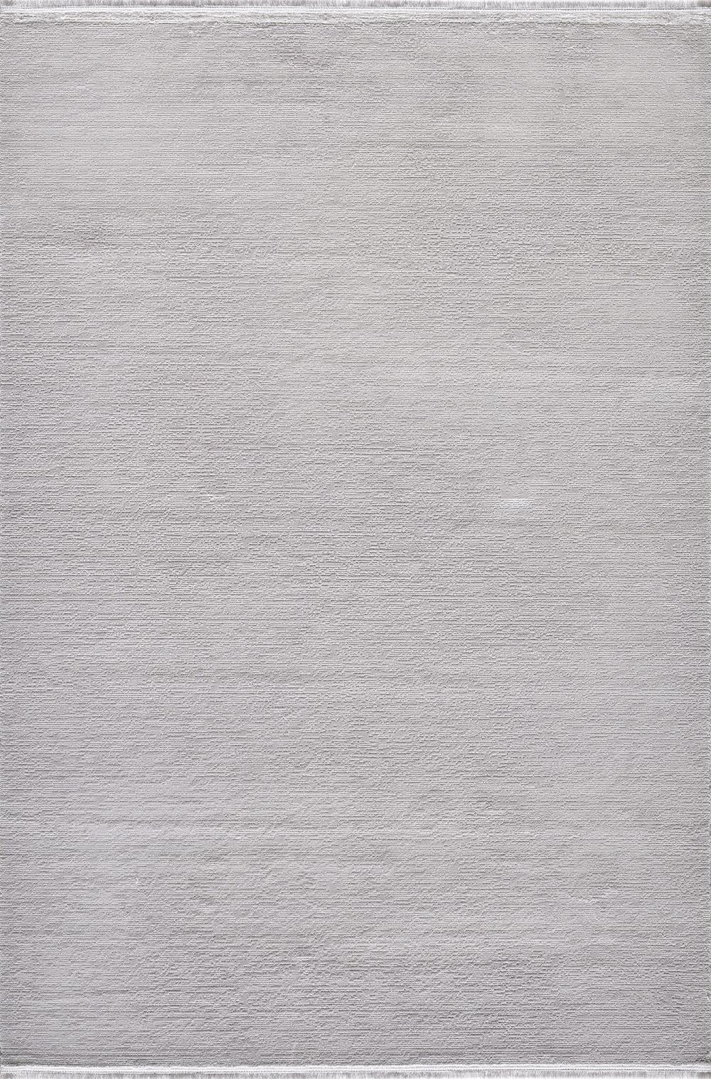 Gümüşsuyu Matisse 11330 Gri 9 mm Akrilik Yumuşak Yıkanabilir İnce Kaymaz Dikdörtgen Makine Dokuma Salon Halısı 180x280 cm