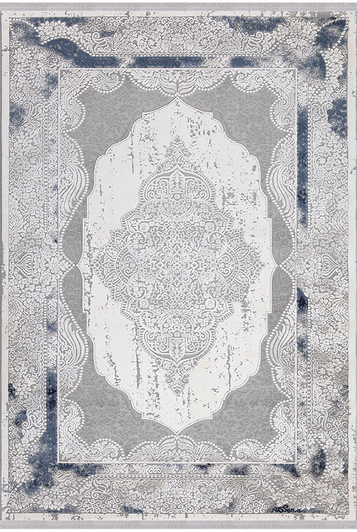 İpek Home Safarin 7635A Çok Renkli 10 mm Akrilik Yıkanabilir Orta Kaymaz Pamuk Taban Dikdörtgen Makine Dokuma Antre-Çocuk Odası-Salon-Yatak Odası Halısı 170x240 cm