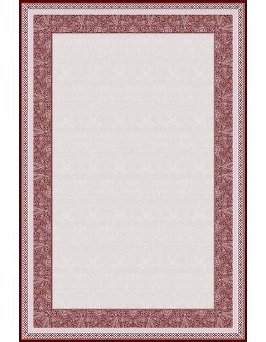 Artemis Halı Palace 5203B Bordo - Krem Akrilik Yıkanabilir İnce Kaymaz Jüt Taban Dikdörtgen Makine Dokuma Salon Halısı 160x230 cm