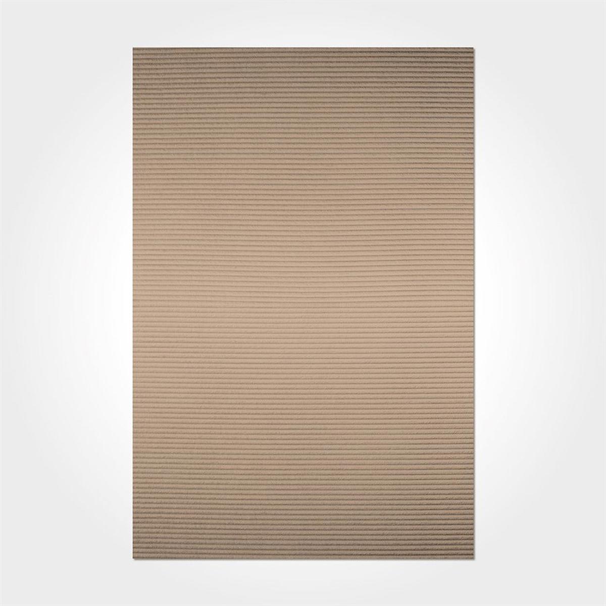 Crea Halı 2559PC Vizon Pamuk-Polyester Yıkanabilir İnce Kaymaz Dikdörtgen Makine Dokuma Salon Halısı 160x230 cm