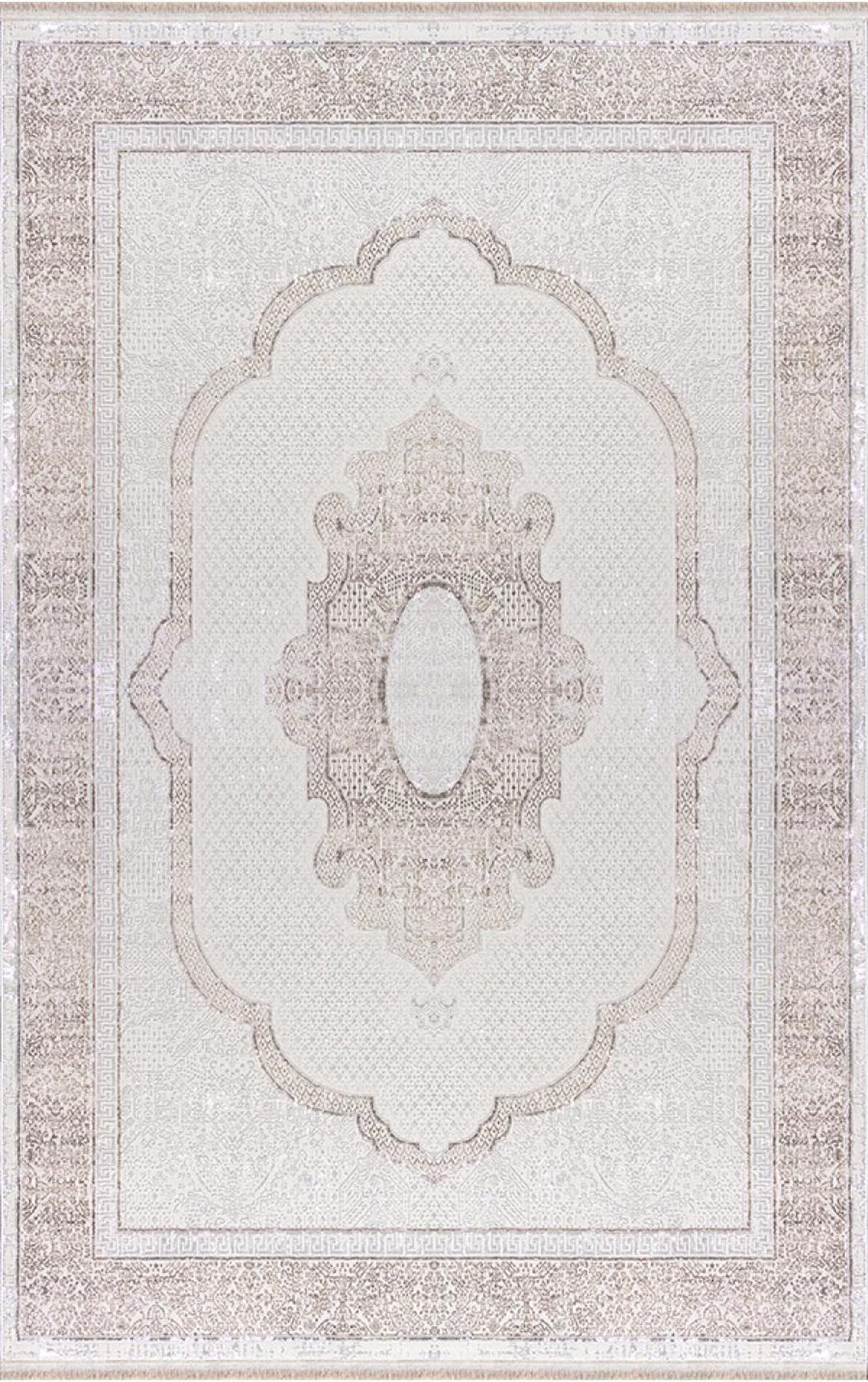 Padişah Aspen 62742 Vizon 6 mm Polyester Toz Tutmaz Yıkanabilir İnce Kaymaz Dikdörtgen Makine Dokuma Salon Halısı 180x180 cm