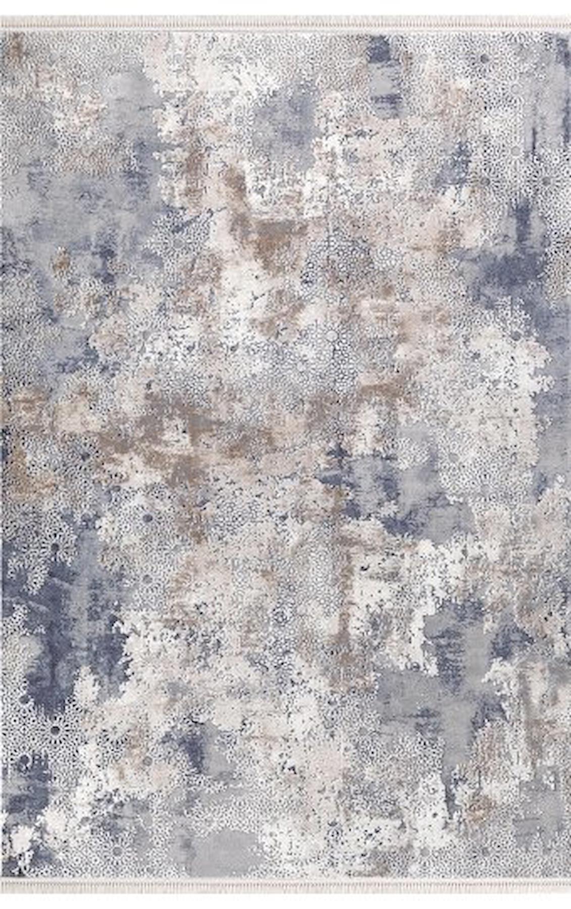 Padişah Santo 31879 Krem 10 mm Akrilik Yıkanabilir İnce Dikdörtgen Makine Dokuma Salon Halısı 100x200 cm