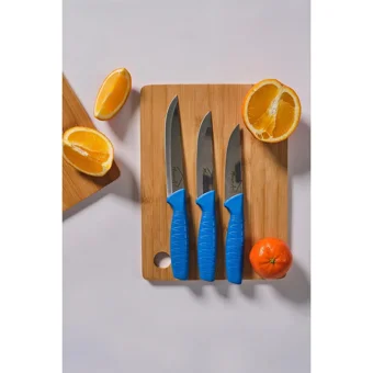 Maison Art Vegeta | Kutulu 3 Parça Çelik Bıçak Seti
