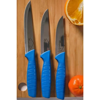 Maison Art Vegeta | Kutulu 3 Parça Çelik Bıçak Seti