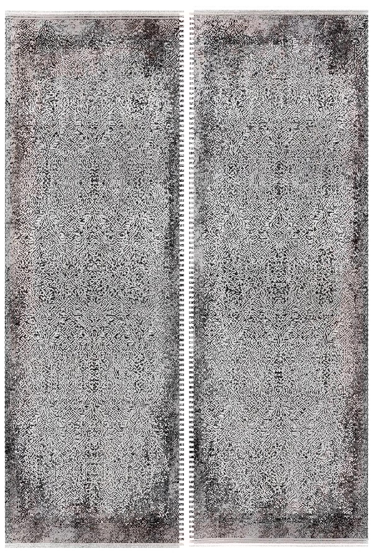 Sanat Halı Oasis 1874 Çok Renkli 7 mm Pamuk Antibakteriyel Yıkanabilir Kalın Kaymaz Lateks Taban Dikdörtgen Makine Dokuma Salon Halısı 200x290 cm