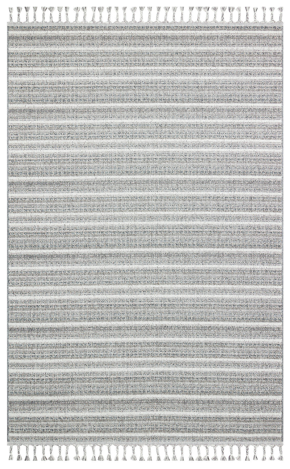 Eko Halı Soho SH21 Gri 10 mm Polipropilen Antialerjenik İnce Kaymaz Dikdörtgen Makine Dokuma Salon-Yatak Odası Halısı 160x230 cm