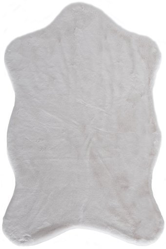 Enti Halı Rabbit 7401 Krem 15 mm Polyester Yıkanabilir Kalın Dikdörtgen Makine Dokuma Antre-Salon Halısı 100x200 cm