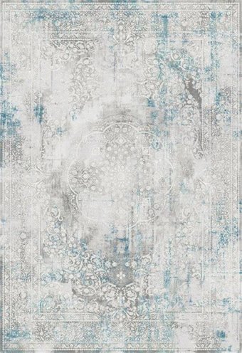 Elexsus Olimpos 1954 Çok Renkli 8 mm Viskon Silinebilir Yıkanabilir Orta Kaymaz Dikdörtgen Makine Dokuma Oturma Odası-Salon Halısı 180x180 cm