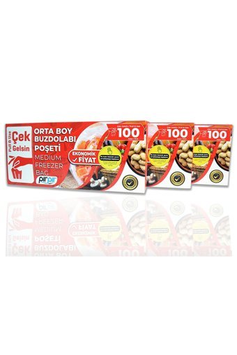 Pırpır Orta Buz Dolabı Poşeti 300 Adet