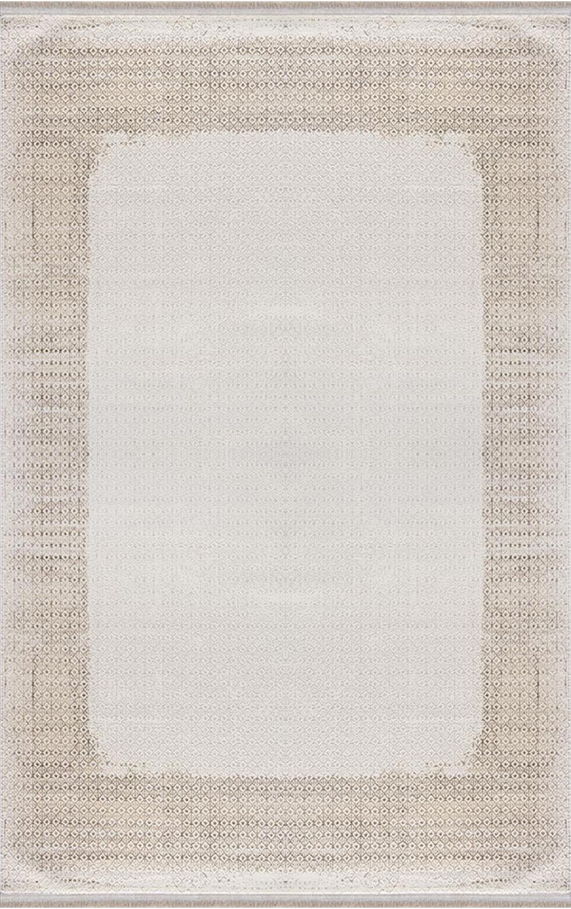 Padişah Aspen 62743 Vizon 6 mm Polyester Toz Tutmaz Yıkanabilir İnce Kaymaz Dikdörtgen Makine Dokuma Salon Halısı 180x180 cm