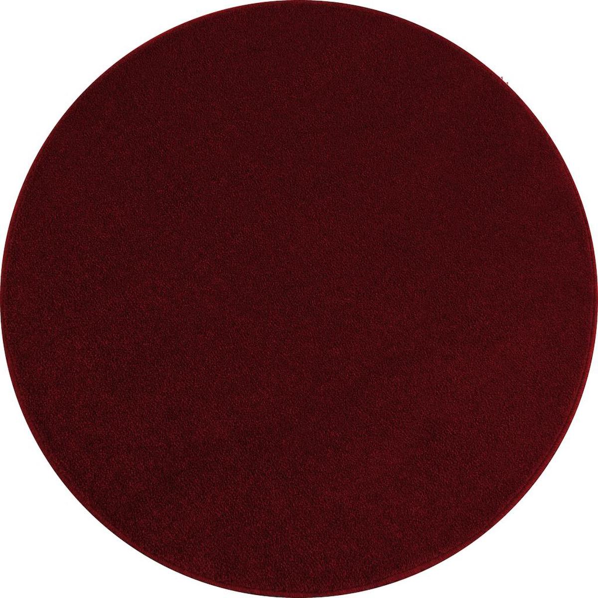 Red Halı Kırmızı 8 mm Polipropilen Antialerjenik Yıkanabilir İnce Yuvarlak Makine Dokuma Salon Halısı 100x300 cm